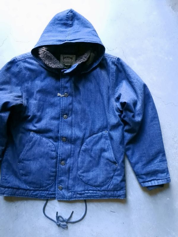 画像1: 【HOUSTON】"DENIM FRENCH DECK JACKET"