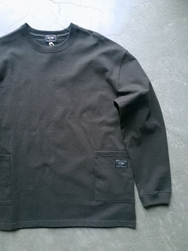 画像1: 【BIG MIKE】"US COTTON 10oz W POCKET L/S TEE"