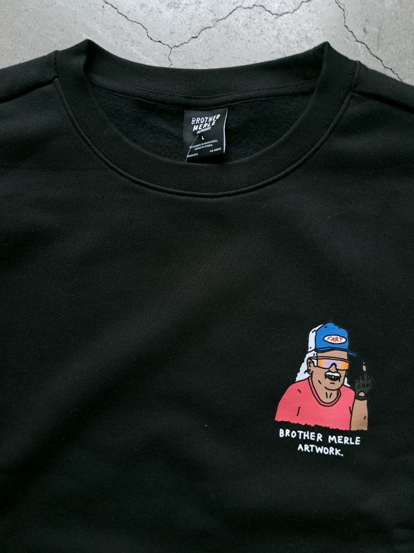 画像1: 【BROTHER MERLE】"FART CAP CREW SWEAT"