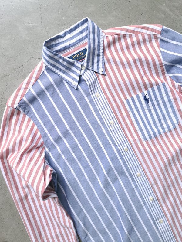 画像1: 【Ralph Lauren】”MULTI STRIPE OXFORD B.D SHIRTS”