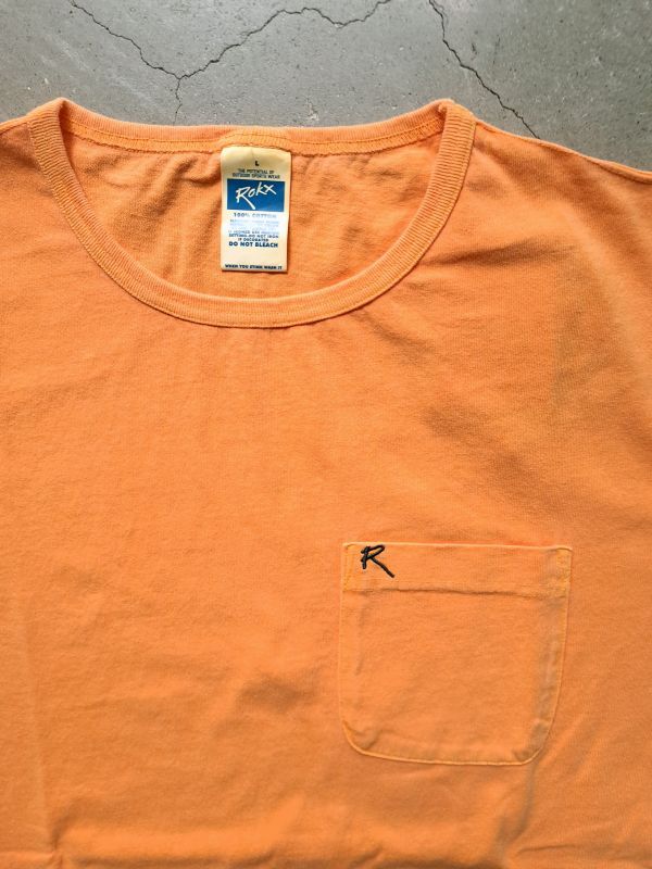 画像1: 【ROKX】”MG POCKET TEE (ORANGE)"