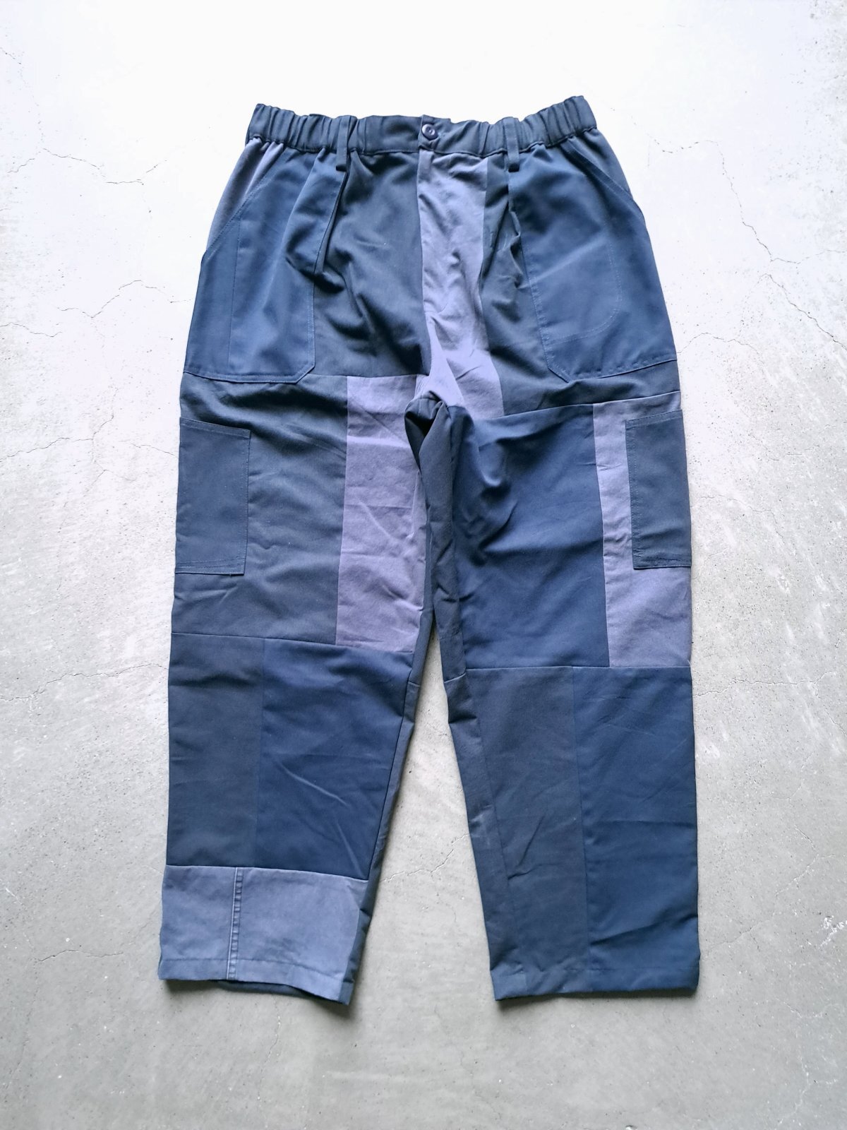 画像1: 【MR.REMAKE MAN】"JUNK MILITARY FATIGUE PANTS / NAVY L"