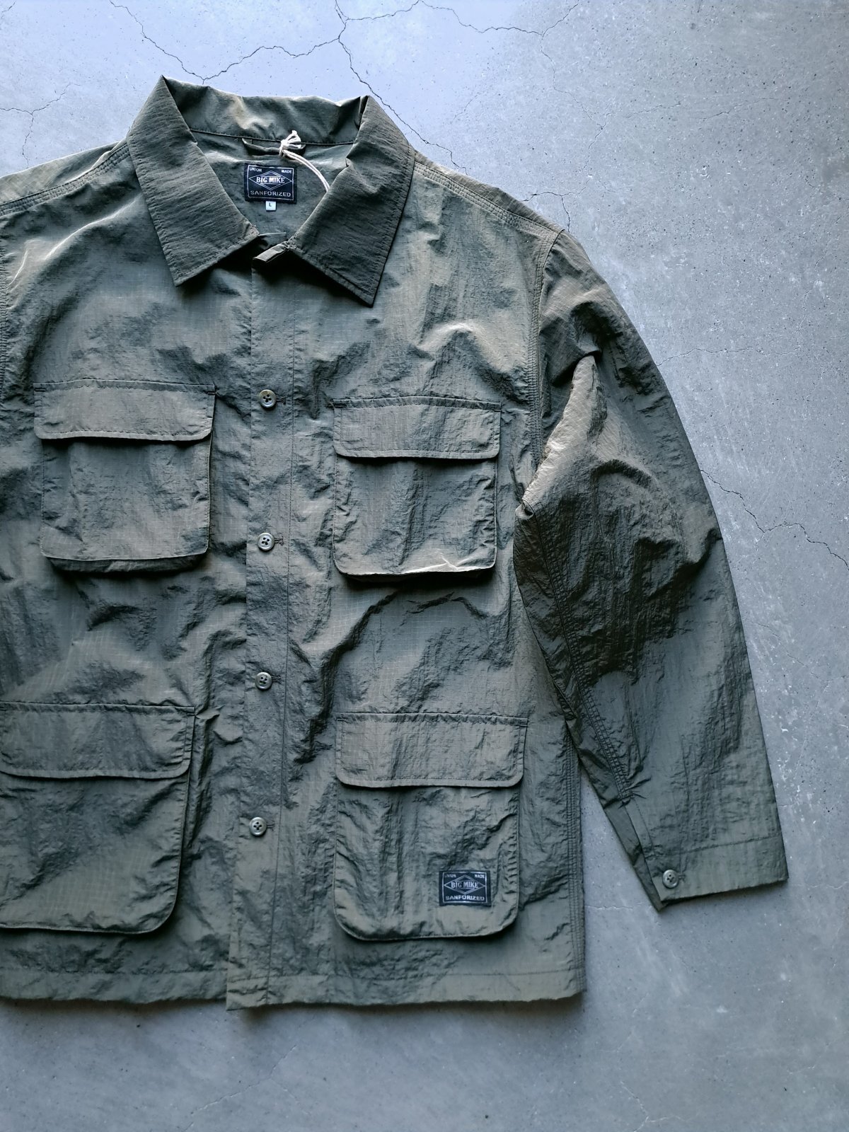 画像1: 【BIG MIKE】"Nylon Rip Fatigue Jacket"