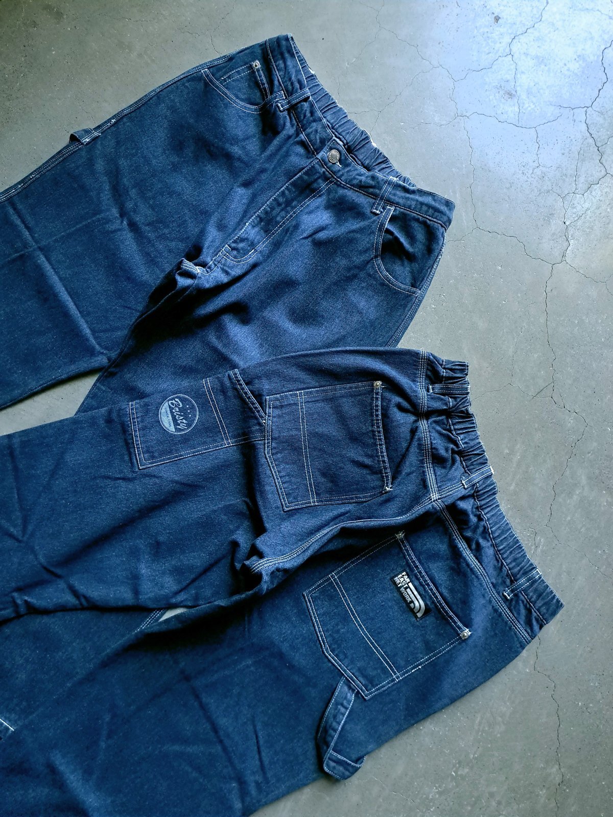 画像1: 【FAR EAST NETWORK】”Denim Painter Pants / Indigo”