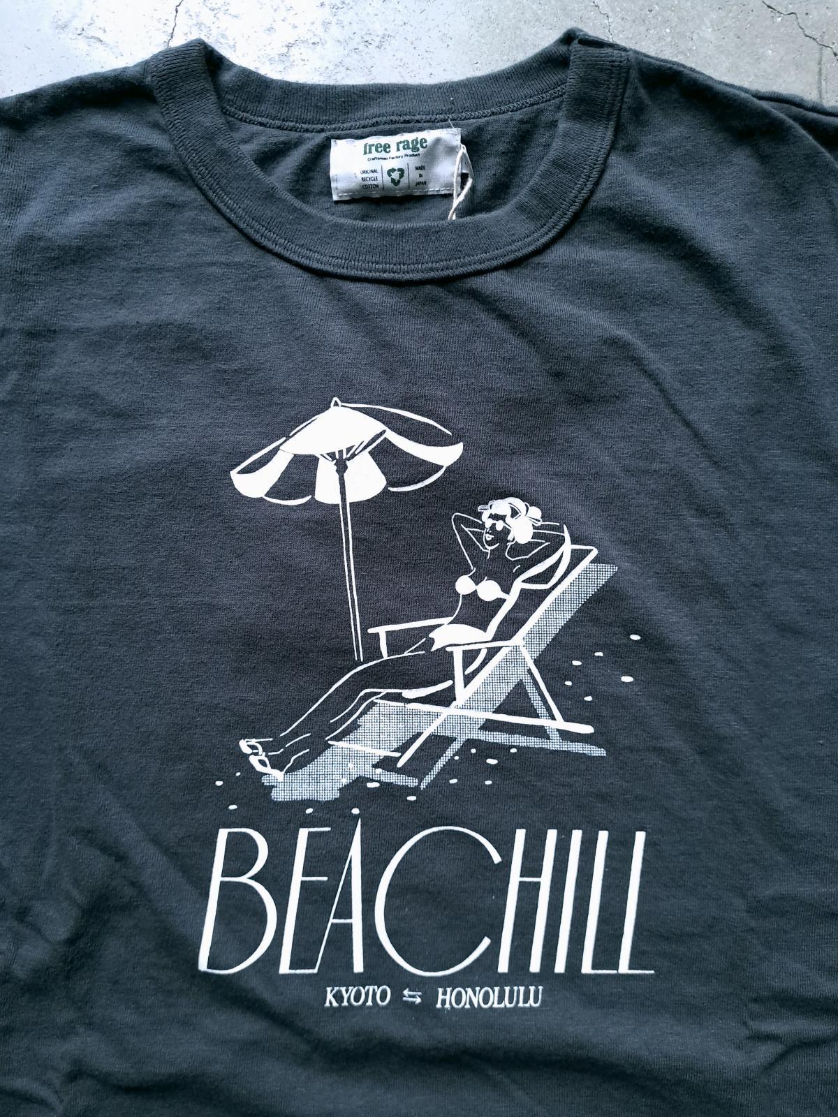 画像1: 【free rage】"JAPANESE TEA SHIRTS / BEACHILL"