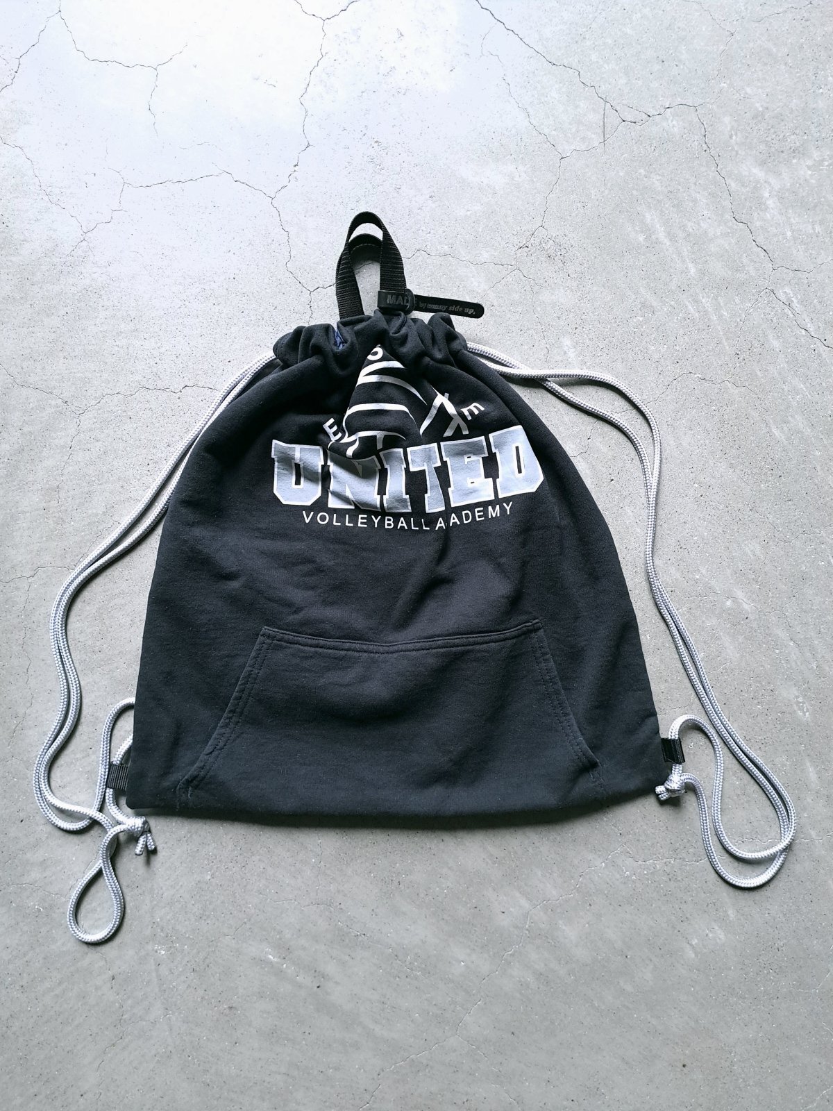 画像1: 【SUNNY SIDE UP】"REMAKE KNAP SACK / Sweat parka×nylon"
