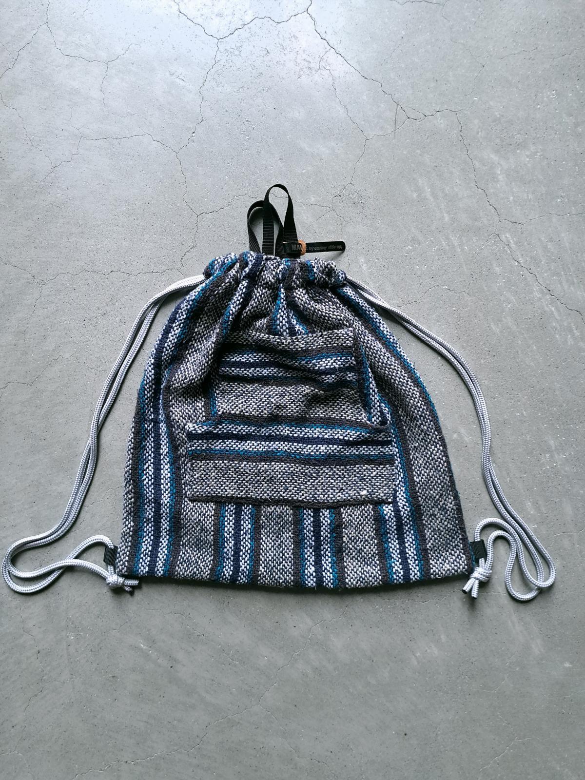 画像1: 【SUNNY SIDE UP】"REMAKE KNAP SACK / Mexican parka×nylon"