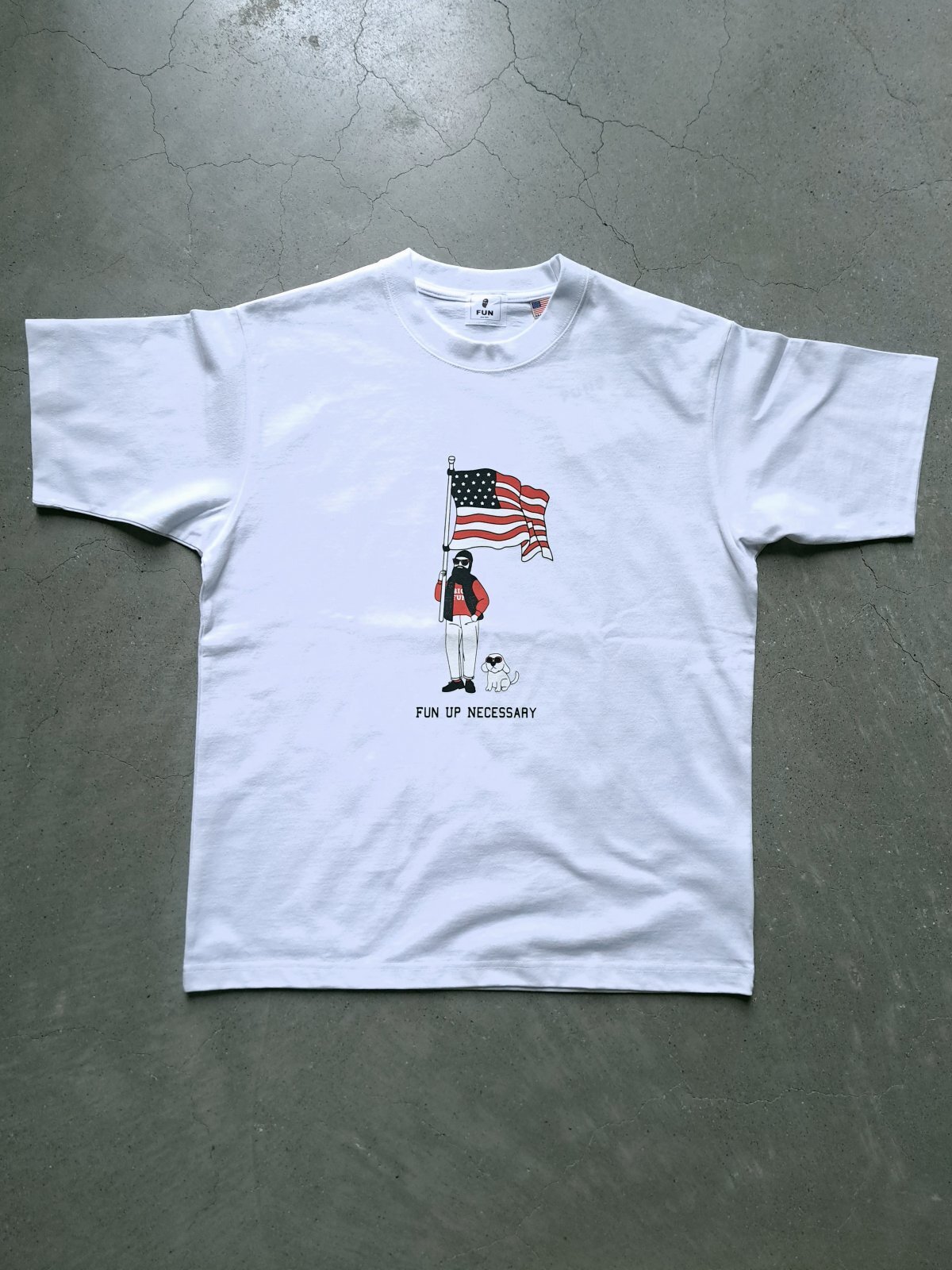 画像2: 【FUN Up Necessary】"STAR & STRIPES OJI USA S/S TEE"
