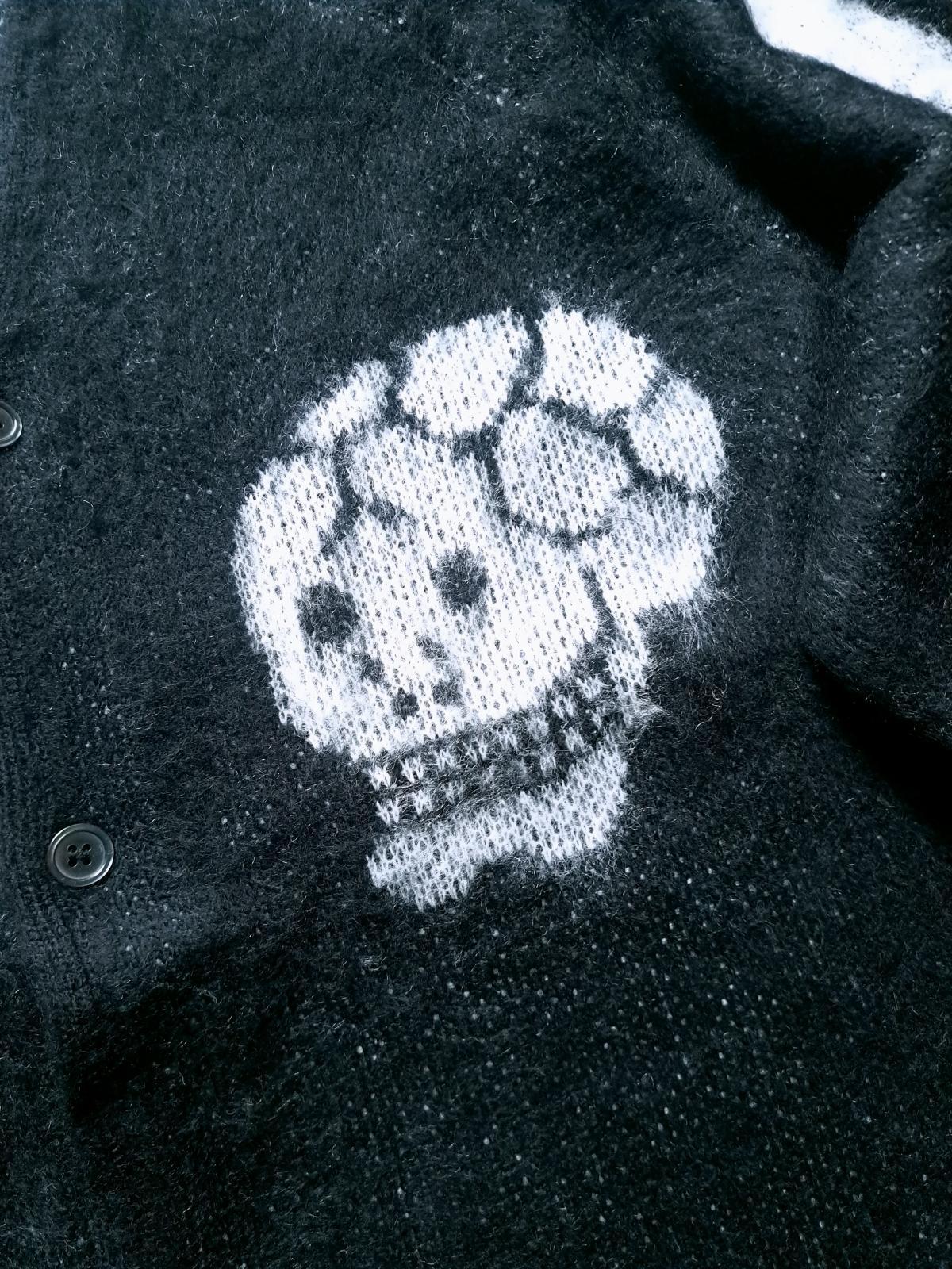 画像6: 【THRIFTY LOOK】"RAGLAN SLEEVE SOUVENIR CARDIGAN - SKULL"