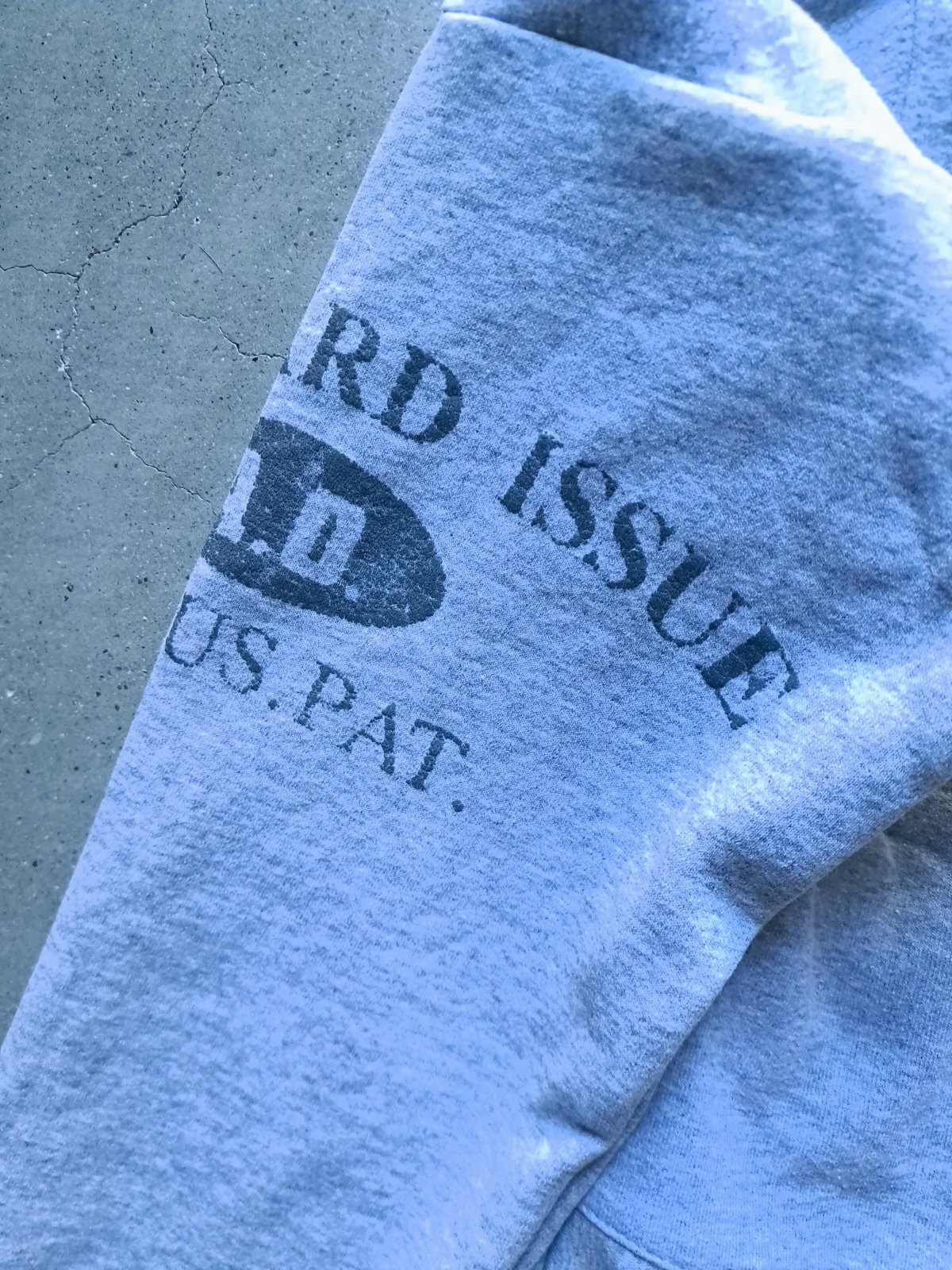 画像7: 【Mr. Remake Man】”PW Remake College Crew Sweat Crew / GREY-L"