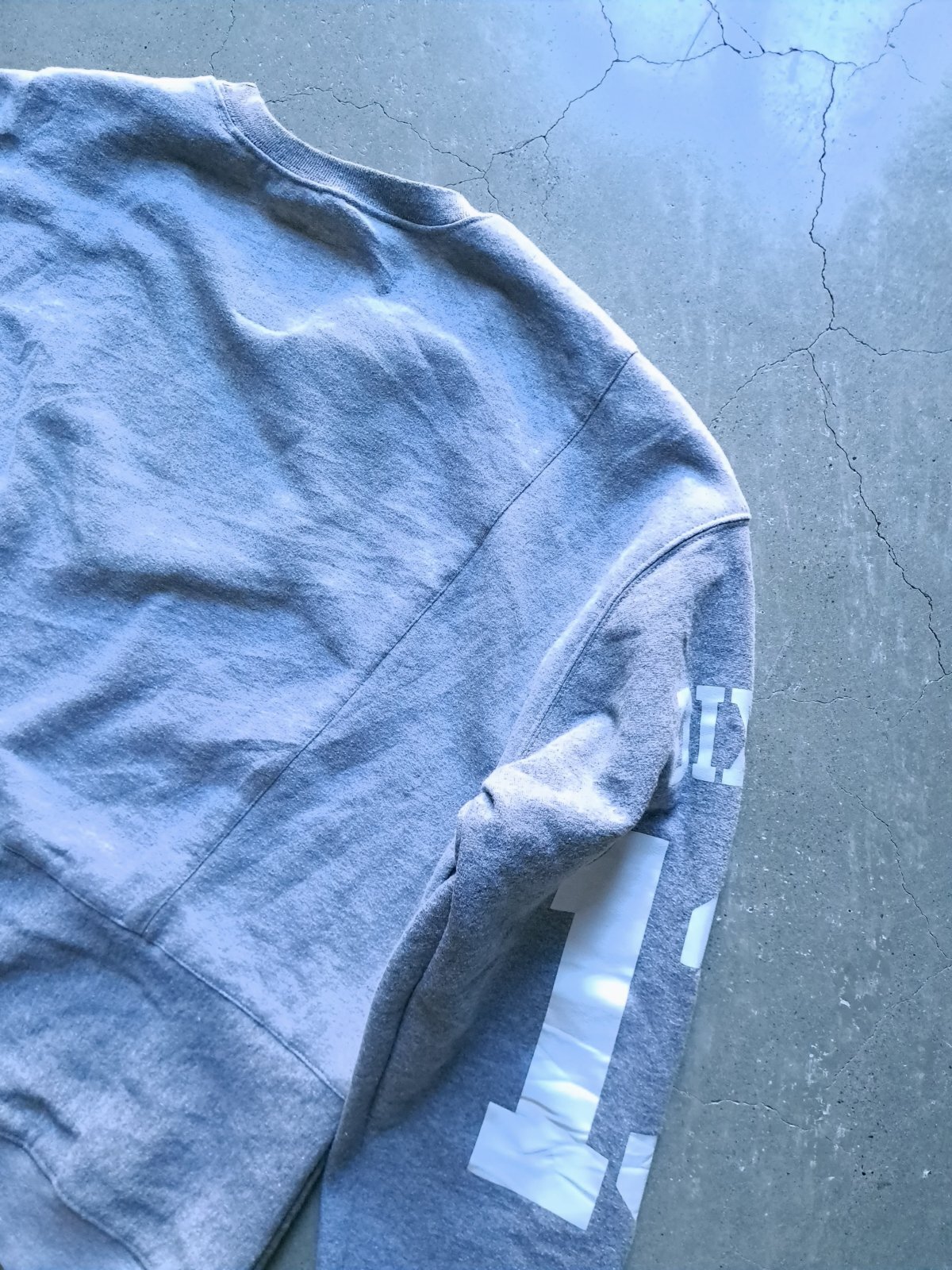 画像9: 【Mr. Remake Man】”PW Remake College Crew Sweat Crew / GREY-M"