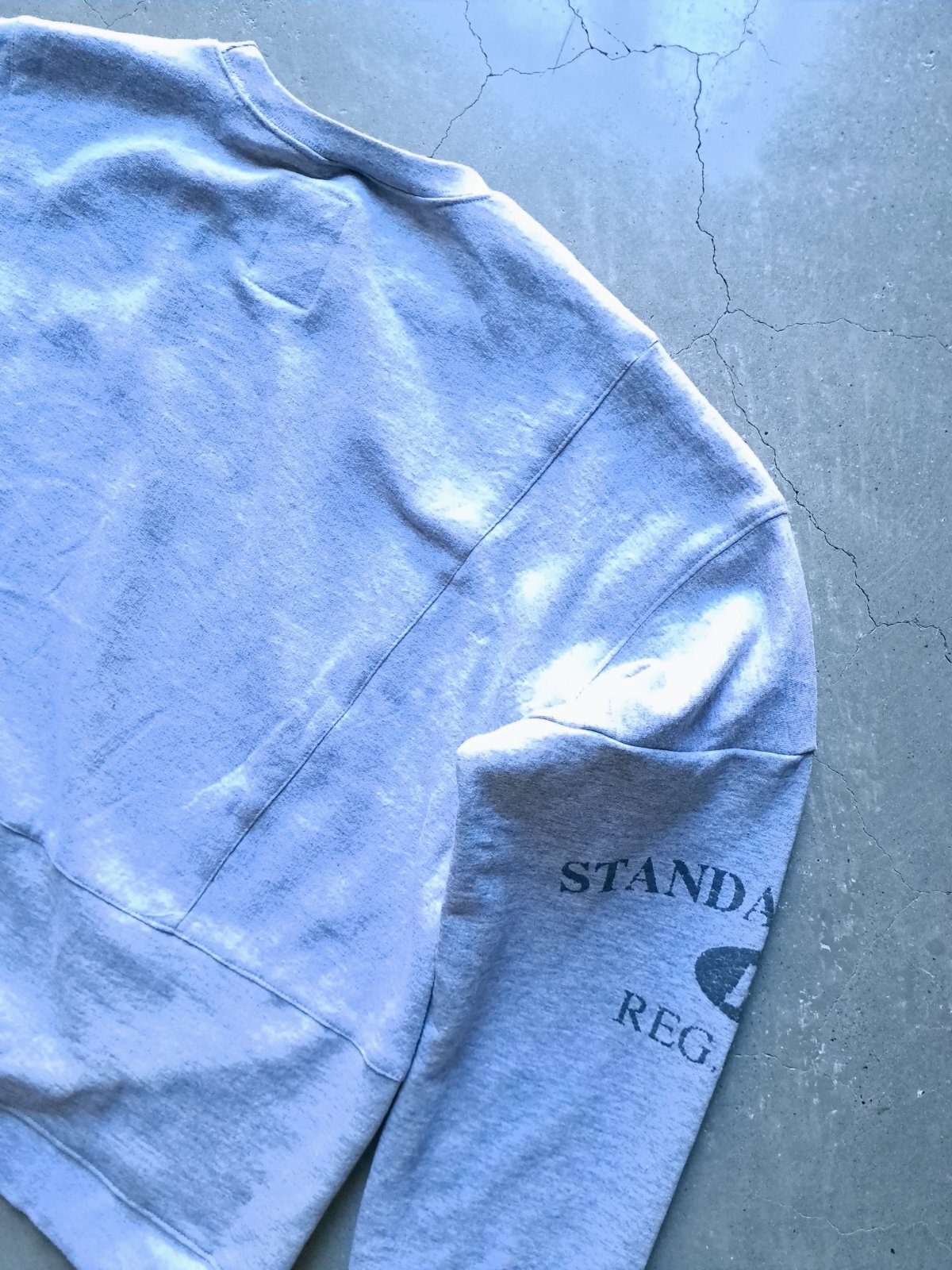 画像9: 【Mr. Remake Man】”PW Remake College Crew Sweat Crew / GREY-L"