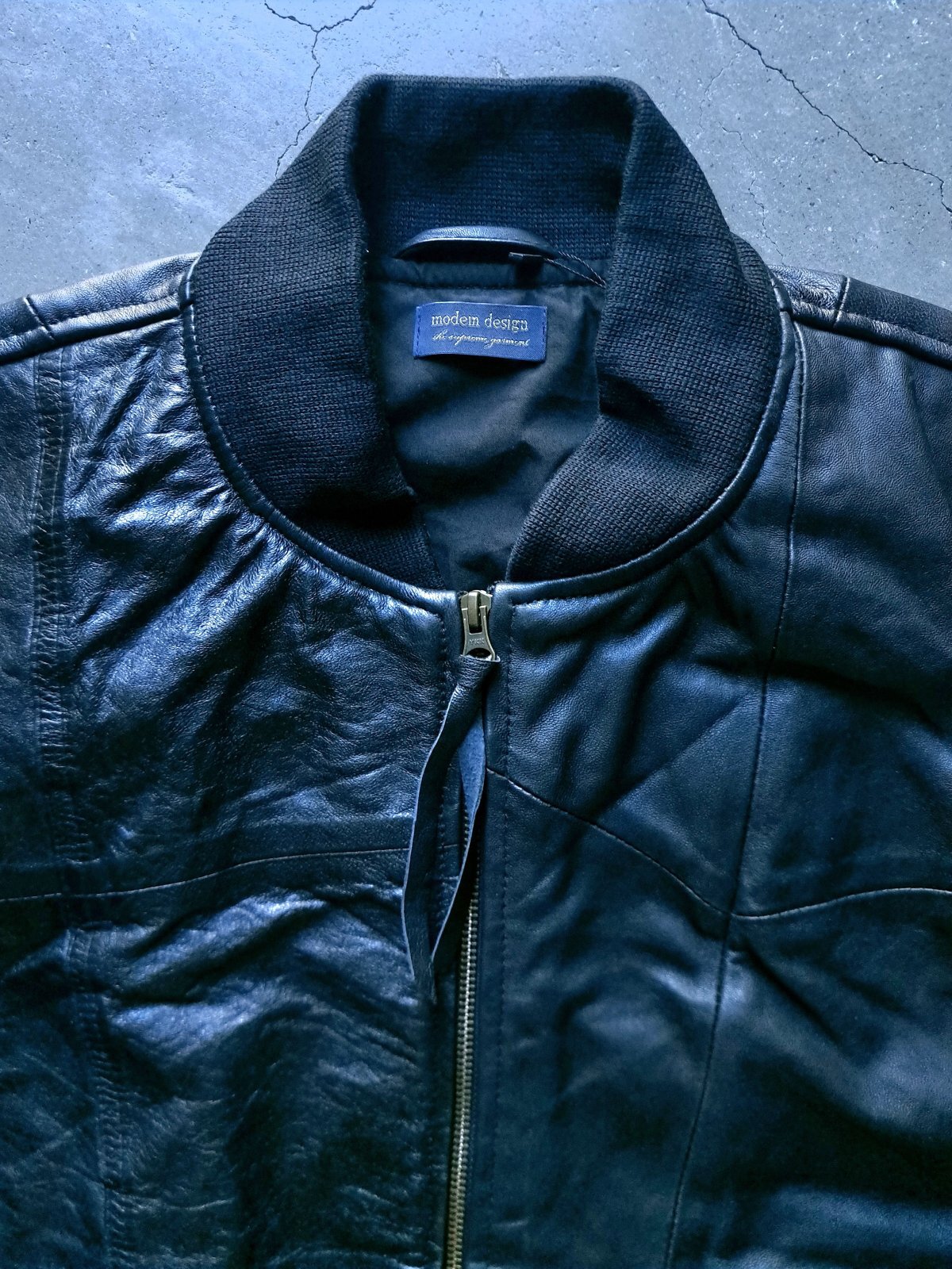 画像3: 【modem design】 "Reproduct Leather L2B Jacket"