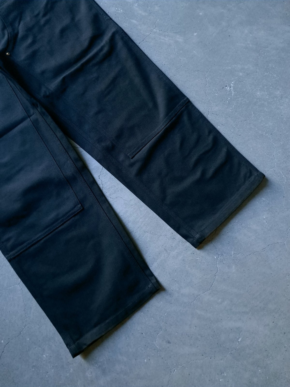 画像7: 【HOUSTON】”DUCK DOUBLE KNEE PAINTER PNATS / BLACK”