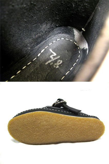 画像: ARROW MOCCASIN(アローモカシン) 1W Double Leather Sole Ring Boot with Crape Sole