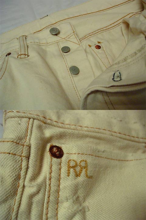 画像: RRL(ダブルアールエル)  セルヴィッジ付き生成デニムパンツ(Natural)